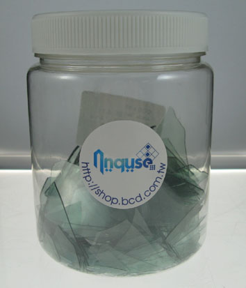 海藍綠色透明玻璃薄片 A-BC4-11