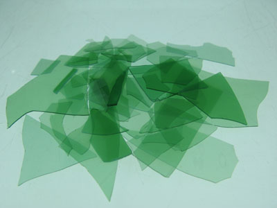 綠色不透明玻璃薄片 A-BC41-1